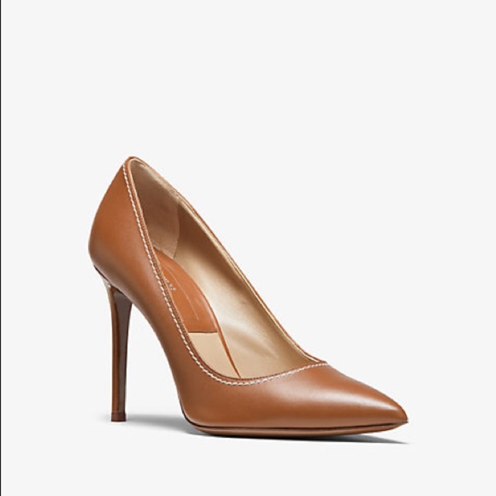 Michael Kors Collection Gretel Runway Tan Pump
